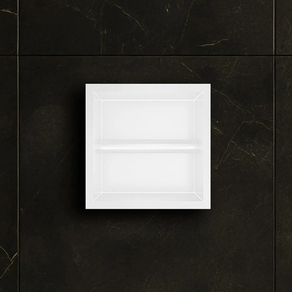 Hotbath &More inbouw toiletrolhouder wit mat