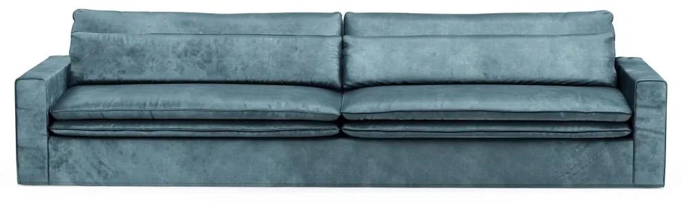 Rivièra Maison - Continental Sofa XL, velvet, petrol - Kleur: bruin