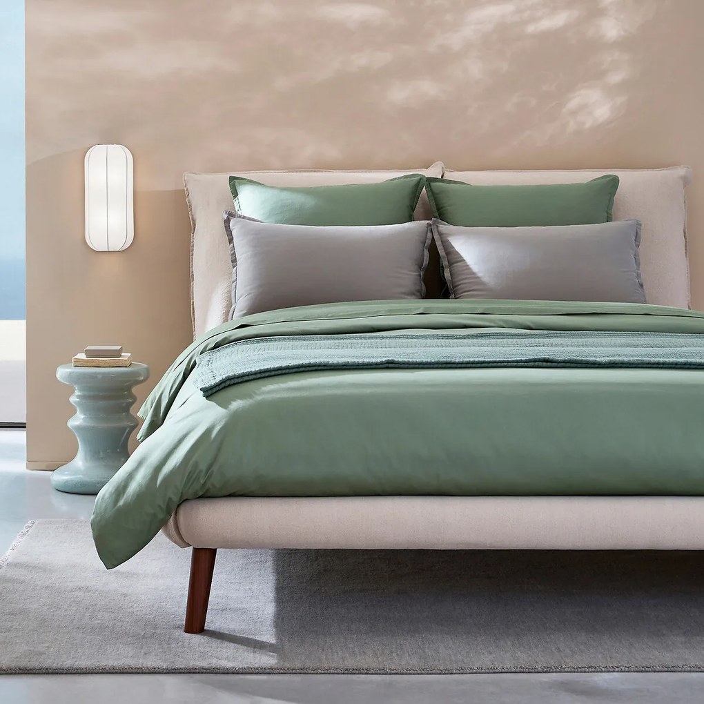 Kussensloop van katoensatijn, Saria