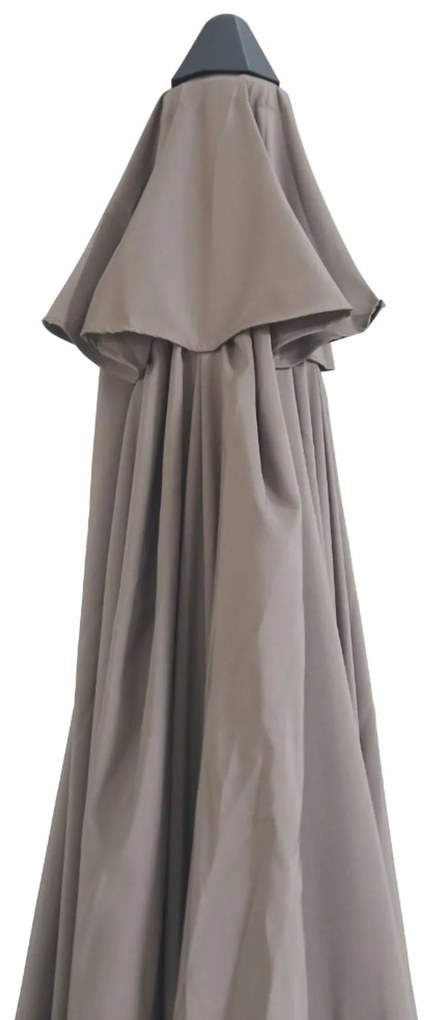 Camello Valerio Stokparasol M (excl. Voet) Aluminium Taupe