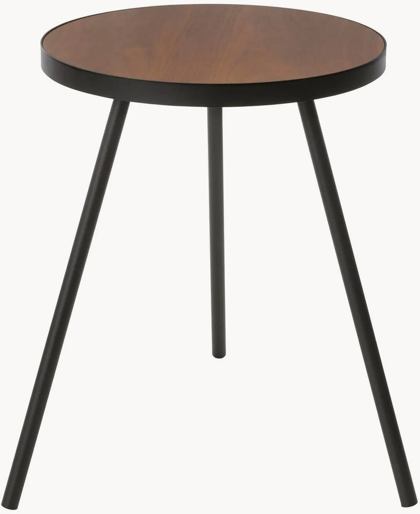 Ronde houten bijzettafel Tower
