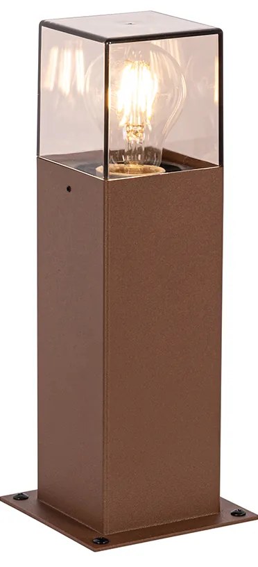 Smart staande buitenlamp roestbruin 30 cm incl. Wifi P45 - Denmark