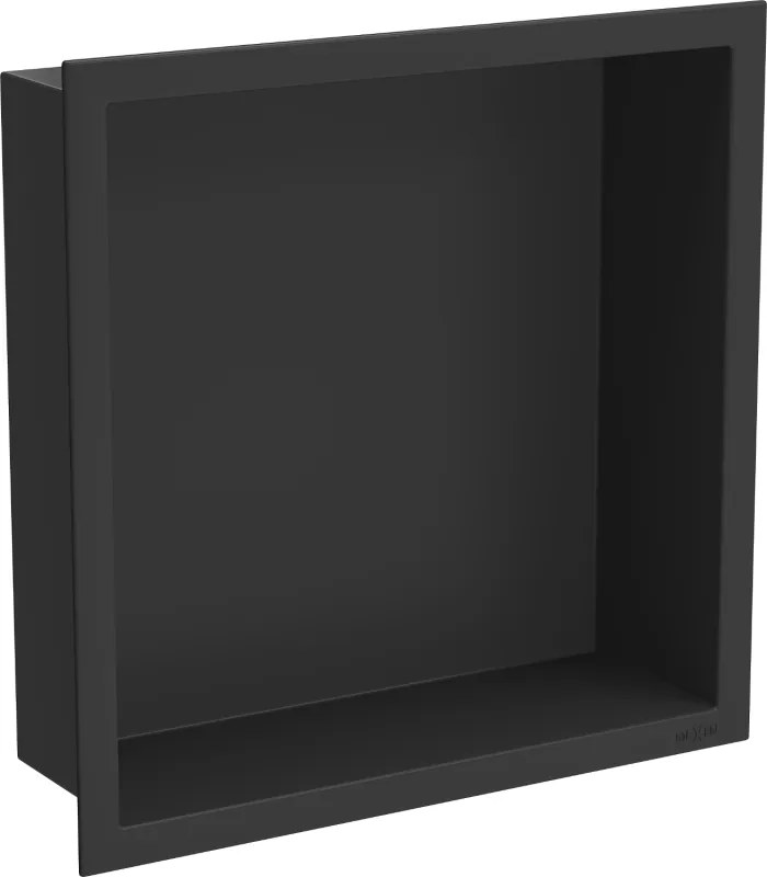 Mexen X-Wall-R nisplank met flens 30 x 30 cm, zwart - 1970303010
