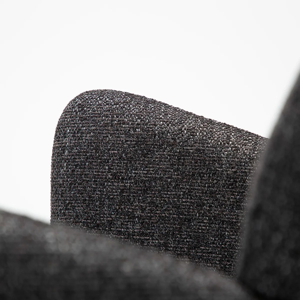 Dan-Form Aole Eetkamerstoel Boucle Raven Zwart