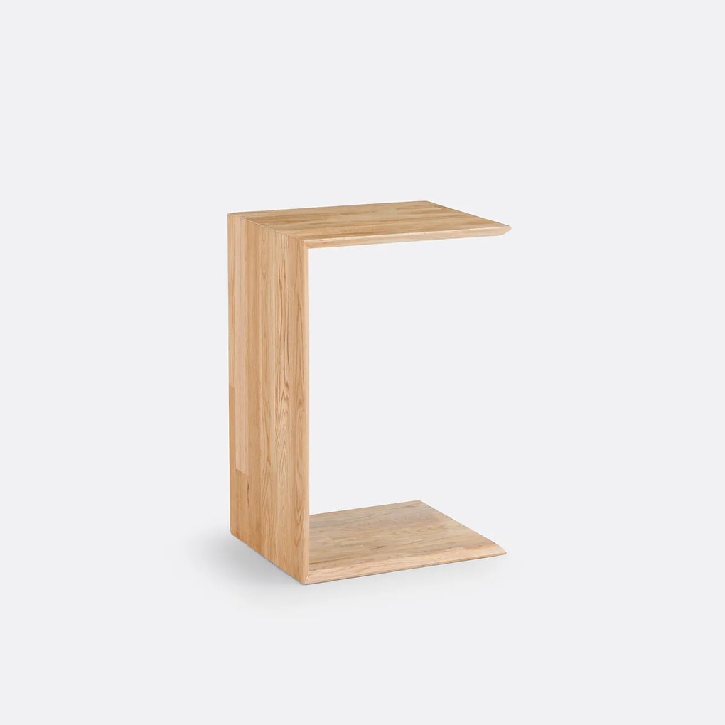 Massief eiken bijzettafel, Hiba