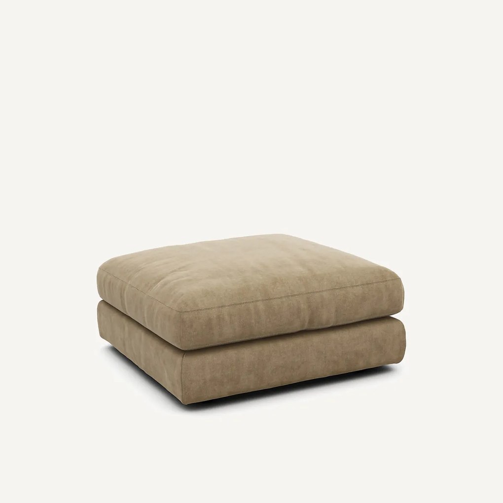 Voetensteun in stonewashed velours, SKANDER