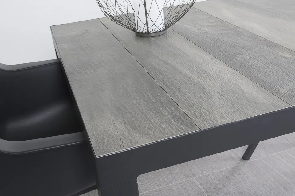 Sophie Element/Kings 2-persoons 100x100 cm. dining tuinset - Antraciet