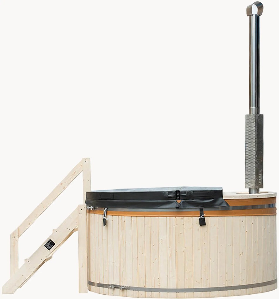 Houtgestookte hottub Skandi met oven