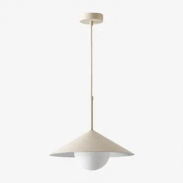 Bagioli Hanglamp Van Ijzer Tapioca Beige - Sklum