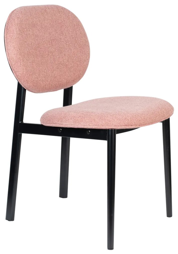Zuiver Spike Eetkamerstoel Retro Design Roze