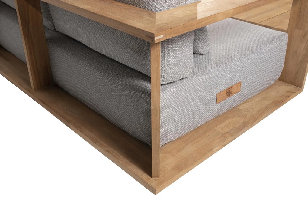 4 Seasons Outdoor Eternity hoekbank teak SALE Loungeset    weerbestendig