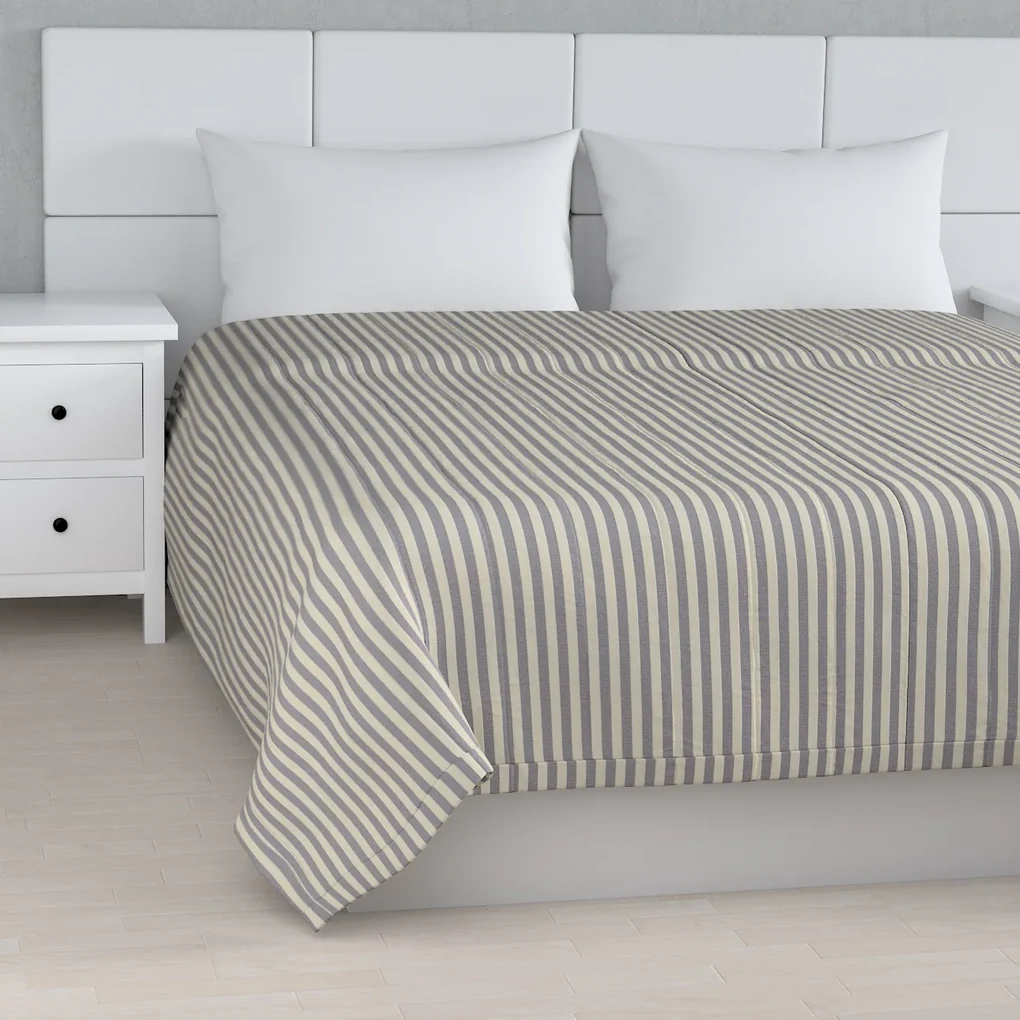 Dekoria Sprei, marineblauw-ecru