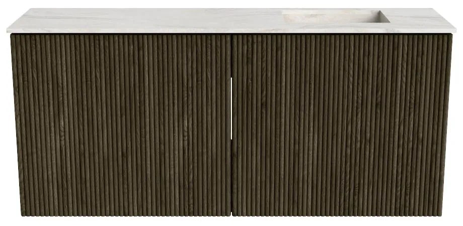 Mondiaz Joya DLux 90cm toiletmeubel shadow met wastafel faye rechts 1 kraangat ostra