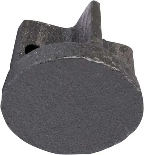 Gordijnroede knop Endcap 28 mm - gewalst staal (2 stuks) - Leen Bakker