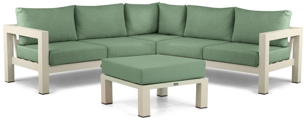 Hoek loungeset 5 personen Aluminium Taupe  Lifestyle Garden Furniture Luca