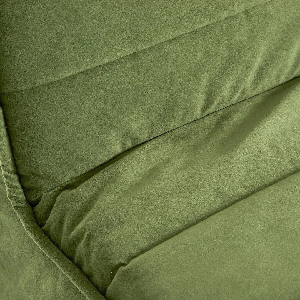 Slaapbank BZ, 1 zits, Premium HR35 15 cm, fluweel, TRANI