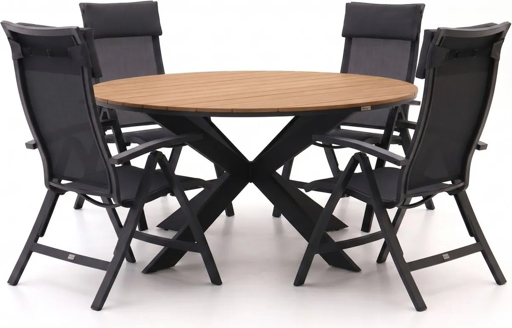 + 15% kassakorting | Diningset Bellagio  | 5 personen | Tuinset polywood | 6-delig | Kees Smit Tuinmeubelen