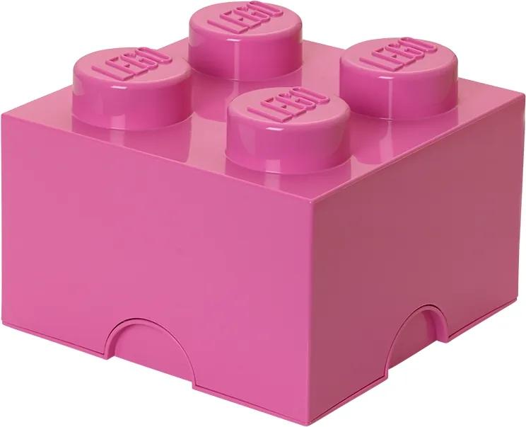 LEGO Opbergbox: Brick 4 (6 ltr) - roze