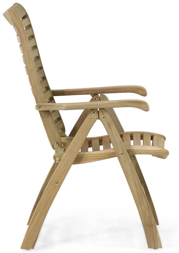 Tuinset 2 personen 80 cm Teak Taupe Garden Collections Birmingham/Derby