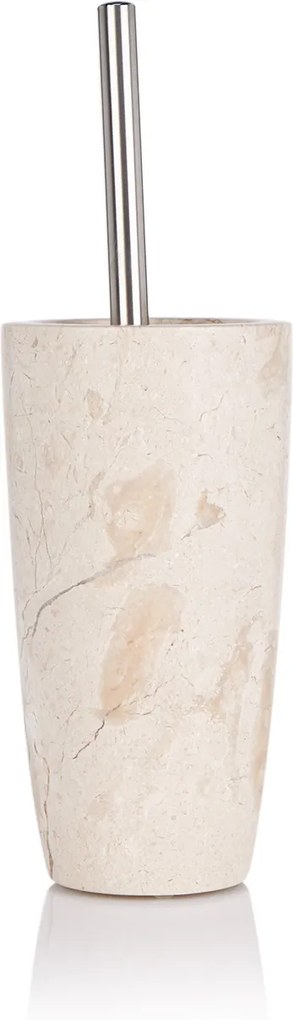 Aquanova Luxor toiletborstel met houder van natuursteen