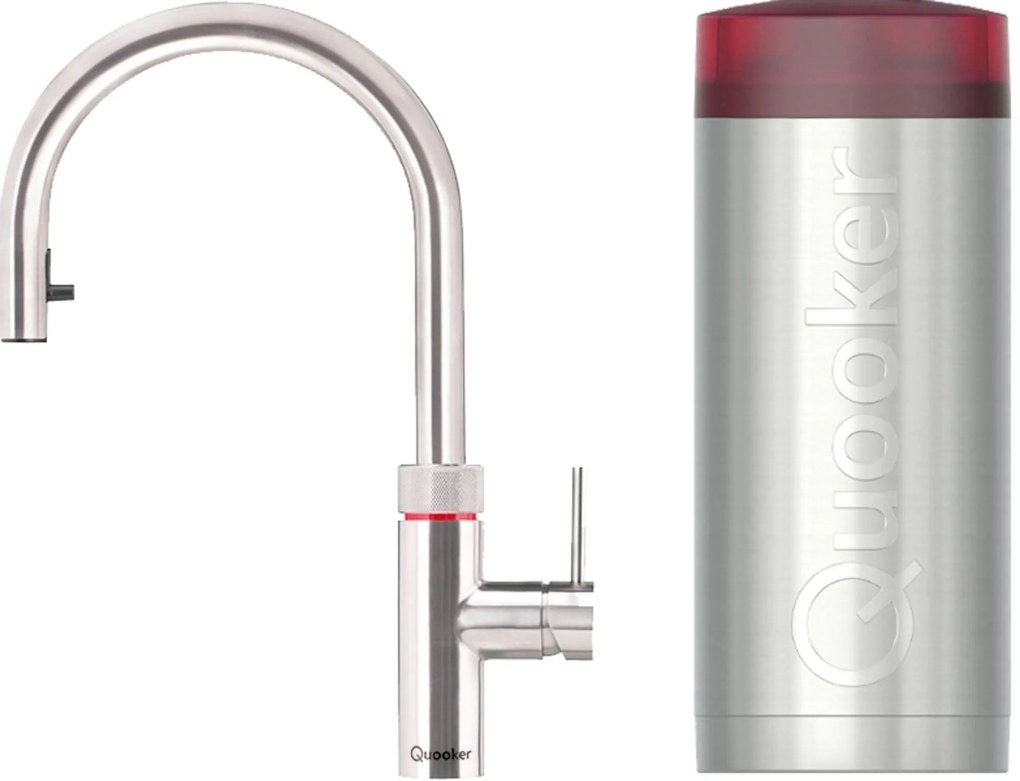 Quooker Flex met COMBI+ boiler 3-in-1 kokendwaterkraan RVS