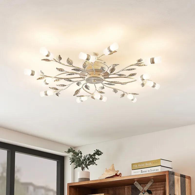 Bolonia LED plafondlamp, wit - lampen-24
