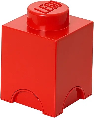 LEGO Opbergbox: Brick 1 (1.2l tr) - rood