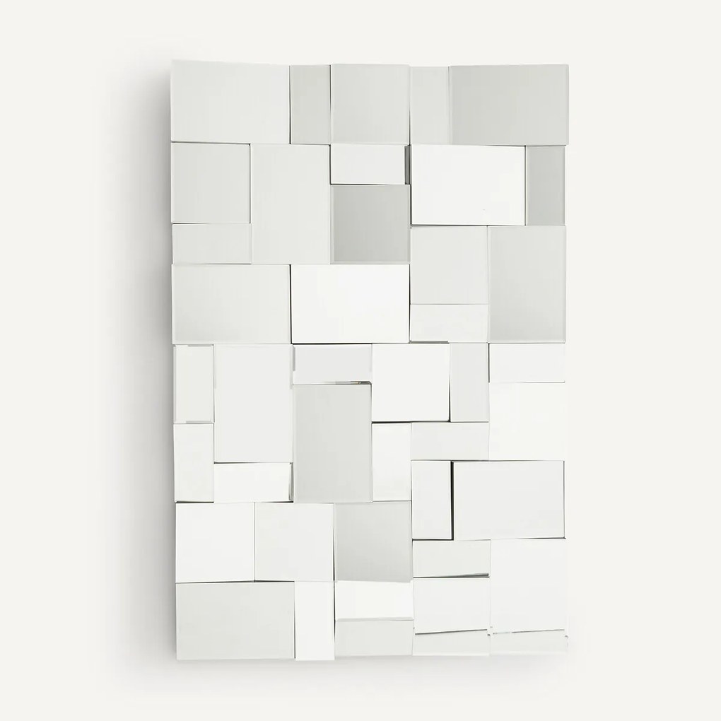 Geometrische spiegel H120cm, Lusito