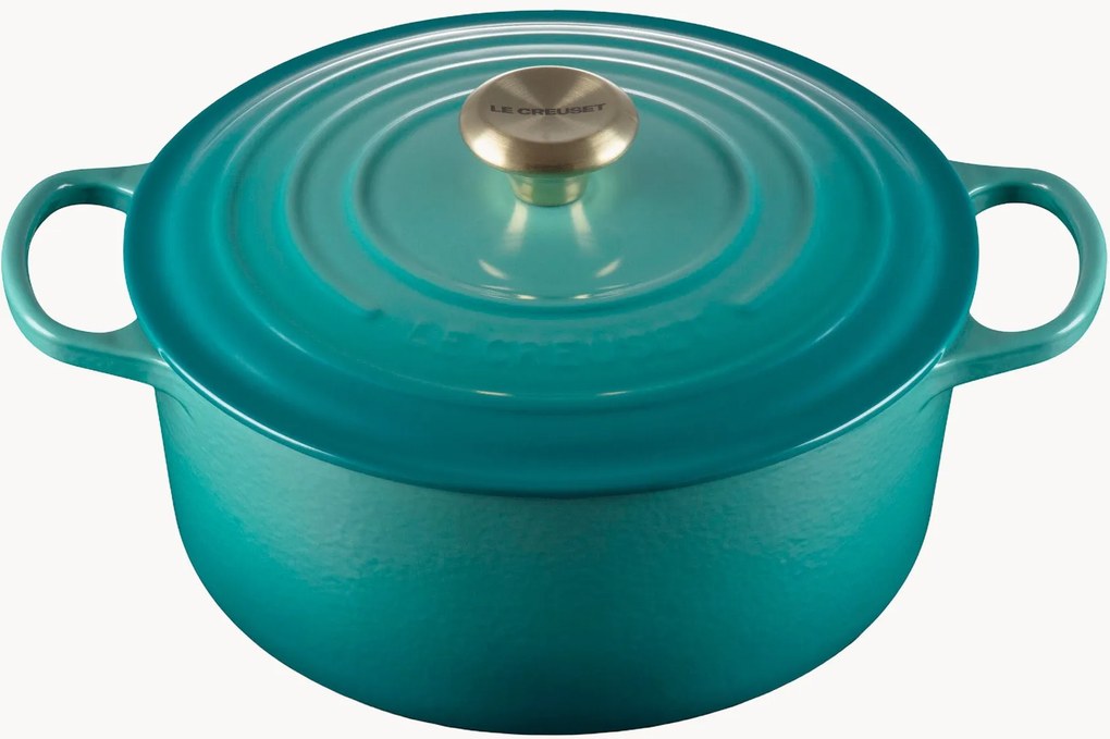 Ronde stoofpan Signature Collection van gietijzer, in verschillende formaten