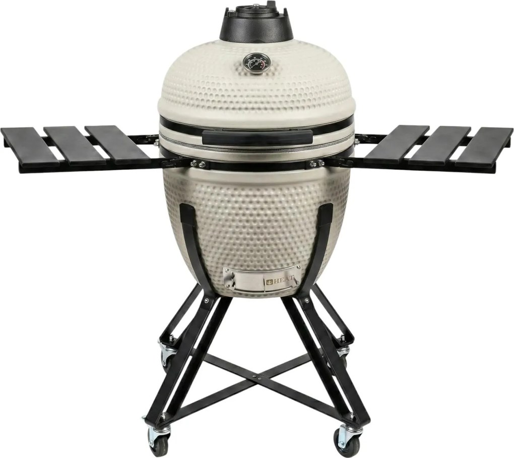 HEAT Premium Kamado Barbecue Fyregg 18 - Wit - Keramisch