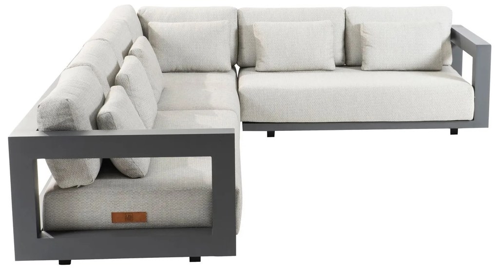 4 Seasons Outdoor Metropolitan hoek loungebank rechts * SALE * antraciet weerbestendig