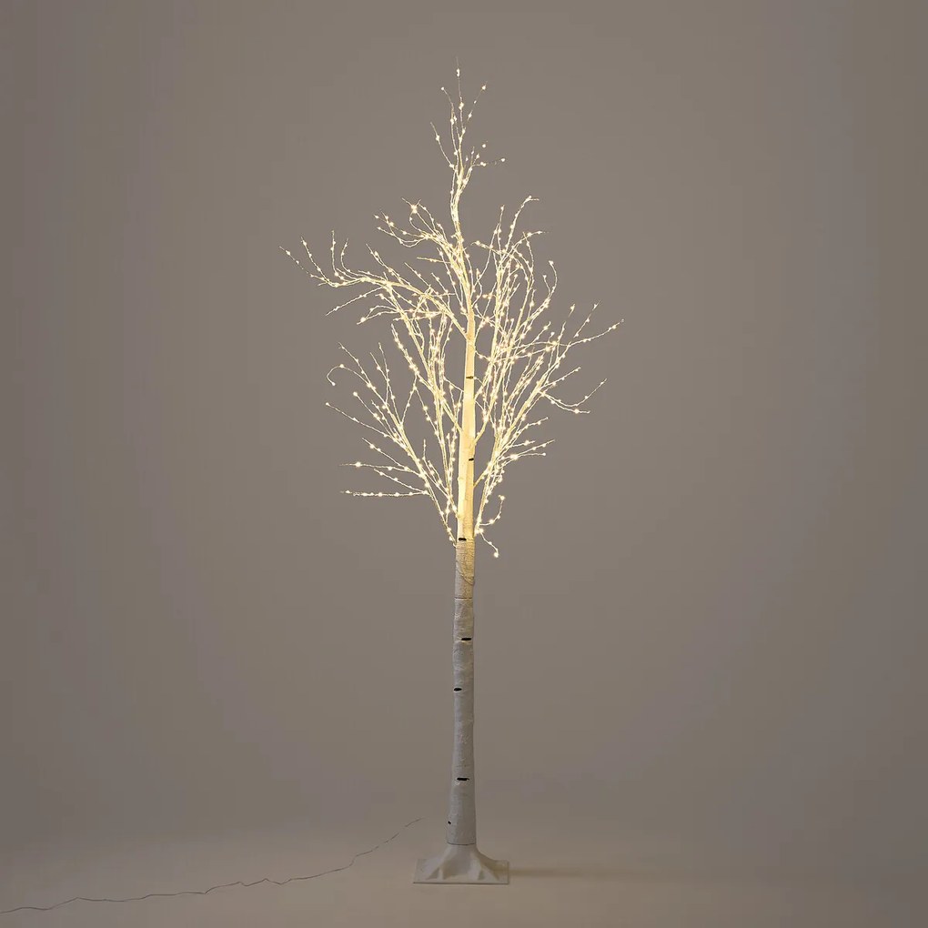 Verlichte kerstboom, hoogte 220 cm, CASPAR