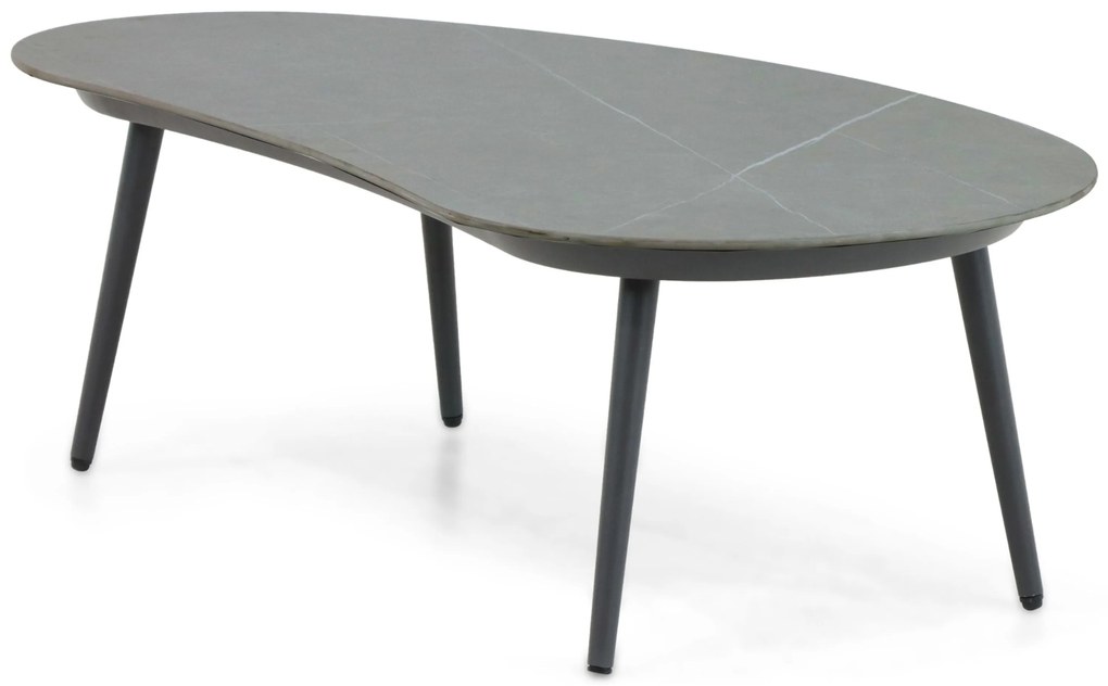 Hoek loungeset 5 personen Aluminium/rope Grijs Coco Puerto/Noar