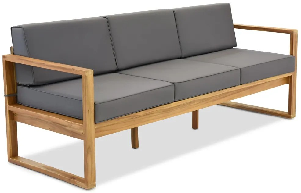 Driezitsbank in acaciahout van Maskat Garden Point