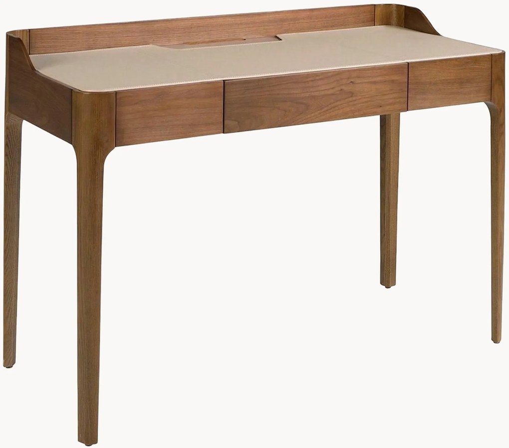 Bureau Justino van kunstleer met lade