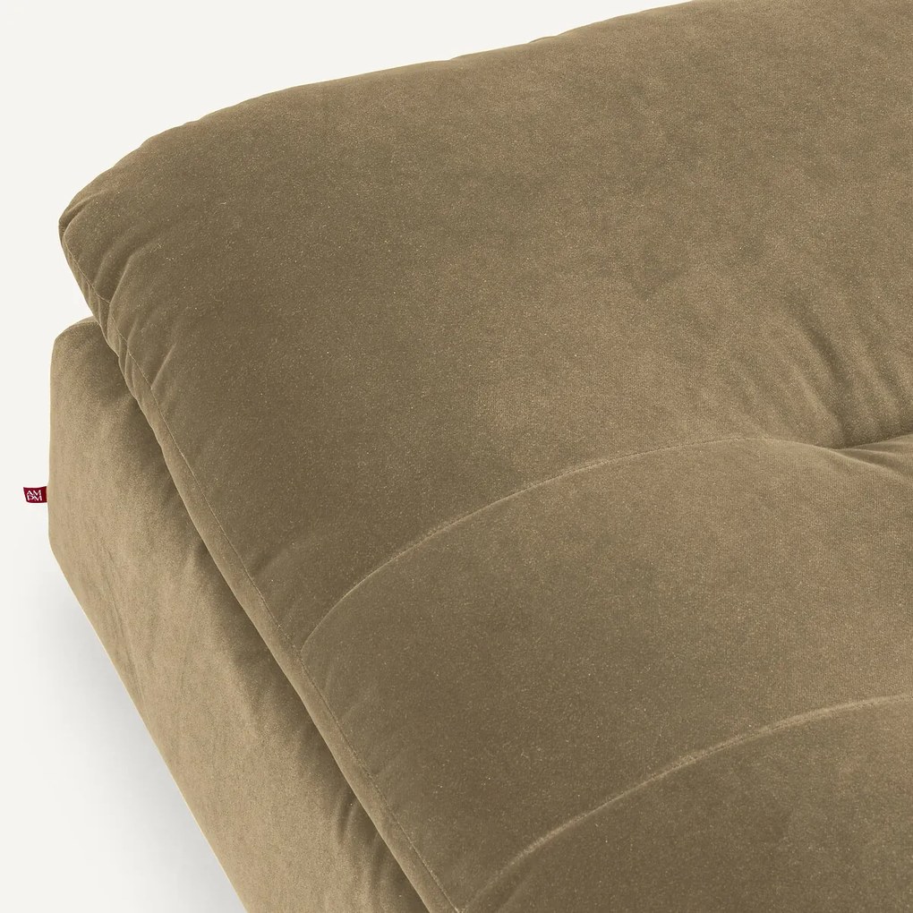 Modulaire fluwelen voetensteun, GIULIANO