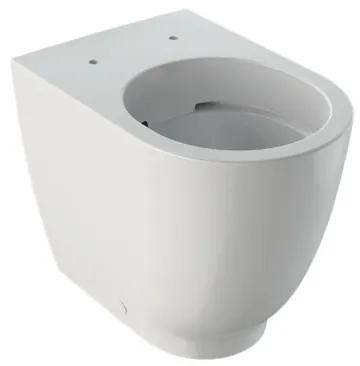 Geberit Acanto staande wc pot 510 mm verhoogd porselein rimfree diepspoeler gesloten vorm zonder zitting wit 500.602.01.2