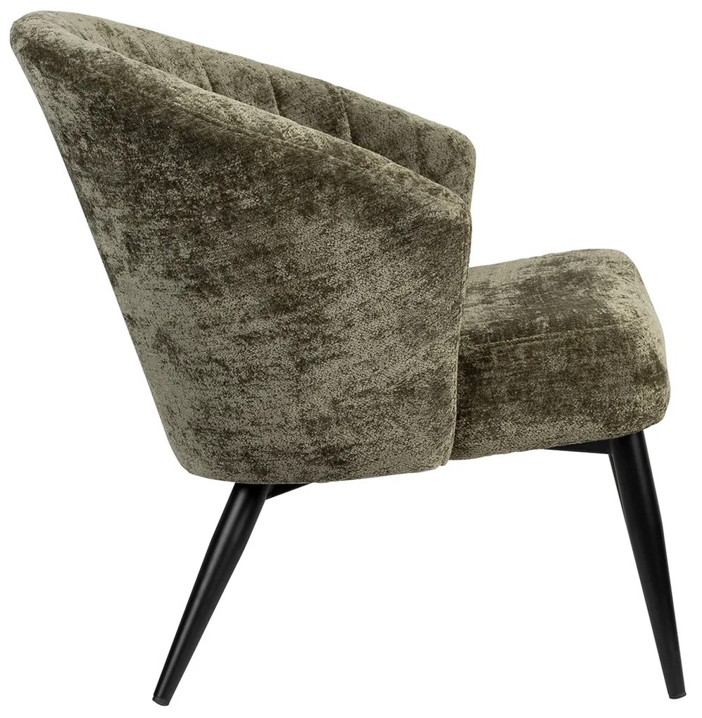 Dutchbone Georgia Fauteuil Groen Velvet