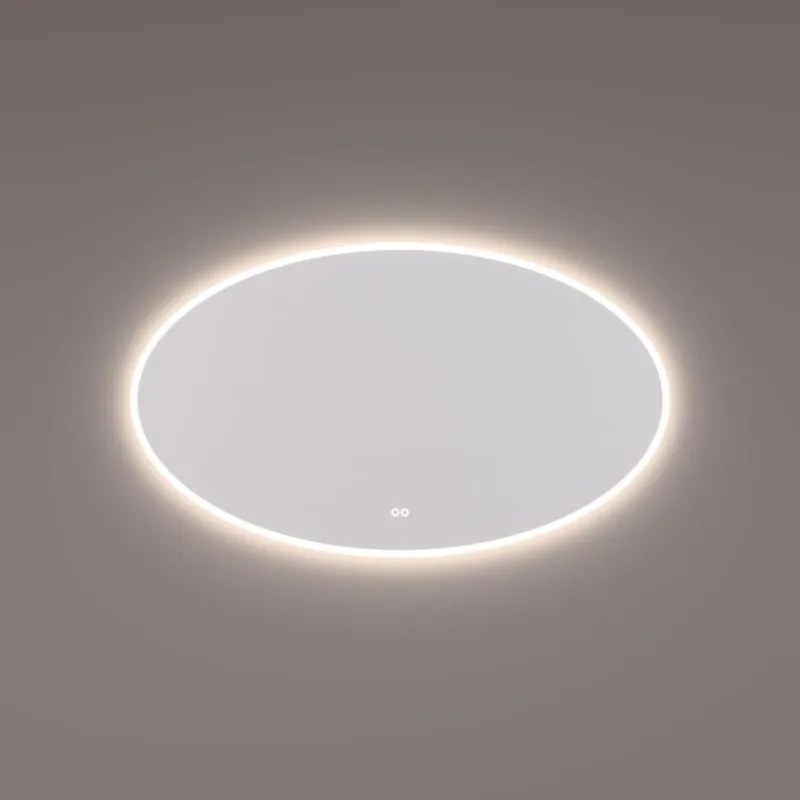 Hipp Design 13800 ovale spiegel 45x90cm met LED en spiegelverwarming