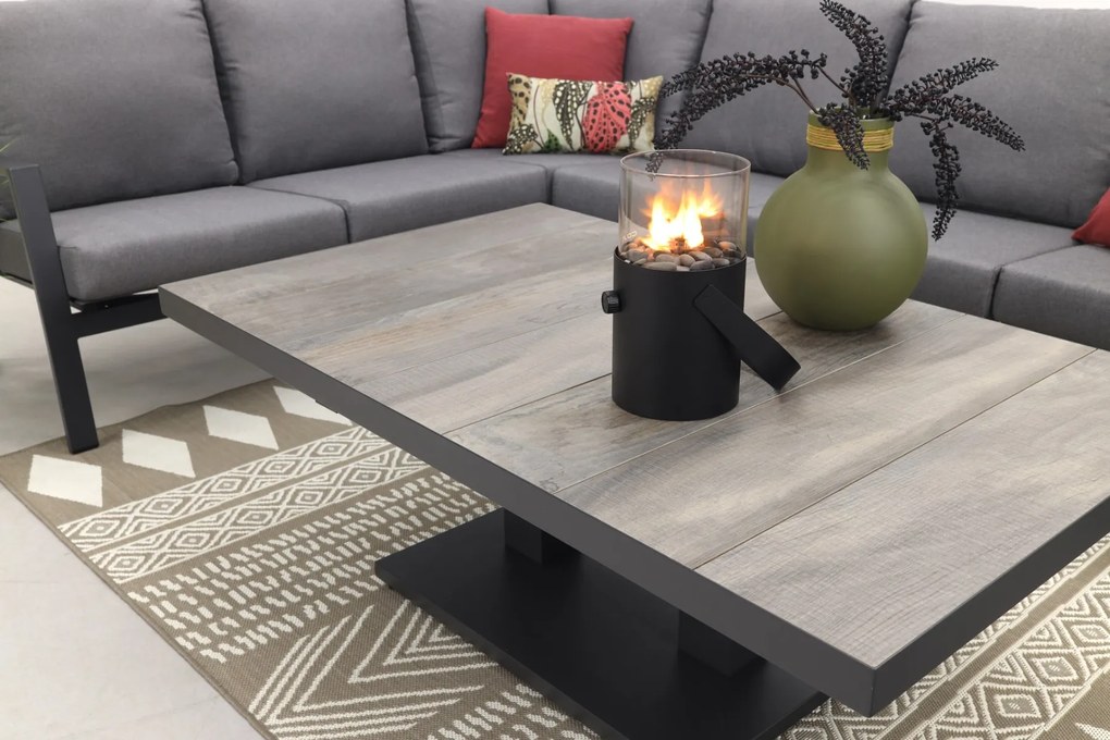 Azoren/Jersey loungeset - met verstelbare tafel - links & rechts