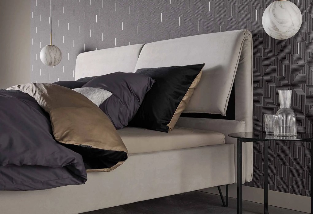 Gestoffeerd Bedframe Online-Only Night Stockholm – Bij Swiss Sense