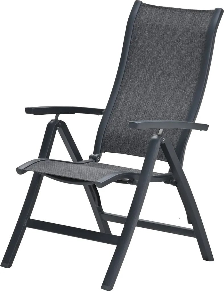 Garden Impressions Hilly tuinstoel verstelbaar - donker grijs