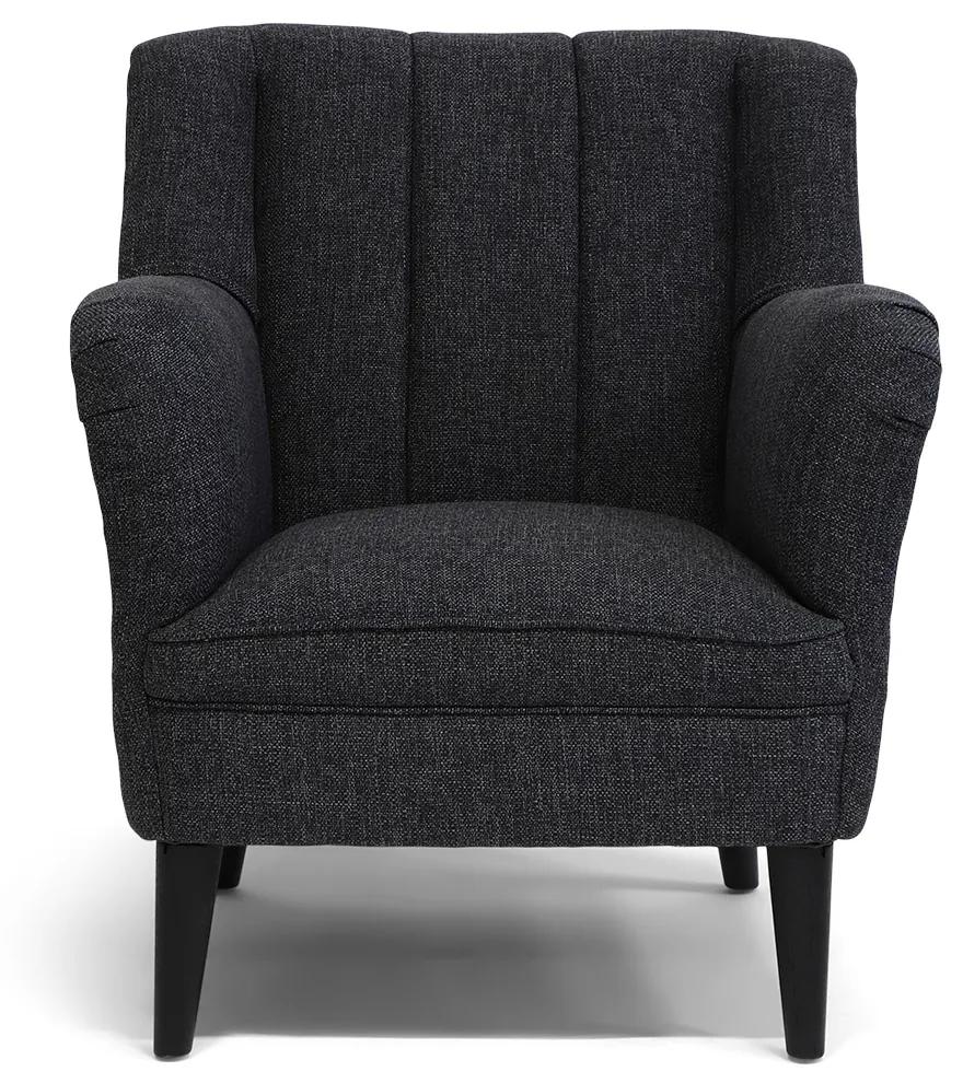 Rivièra Maison - New Chair With Channel, melane weave, carbon XSX