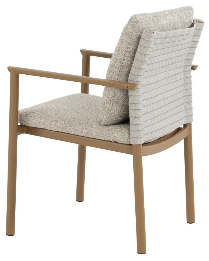 4 Seasons Outdoor Safina tuinset amber met Hampton tafel met keramisch blad 240 x 105 cm Tuinset   beige weerbestendig