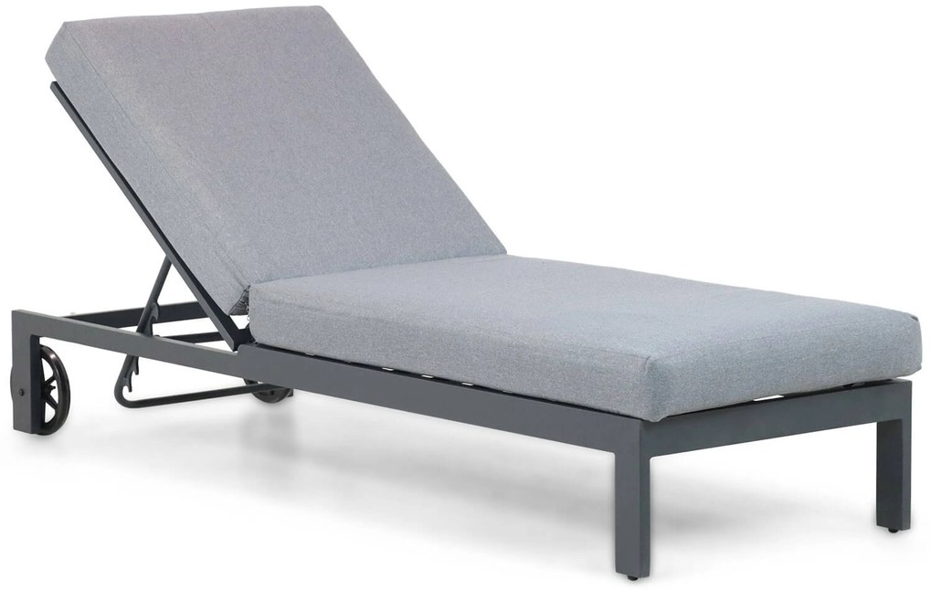 Santika Furniture Santika Mulsanne Lounger Aluminium Grijs