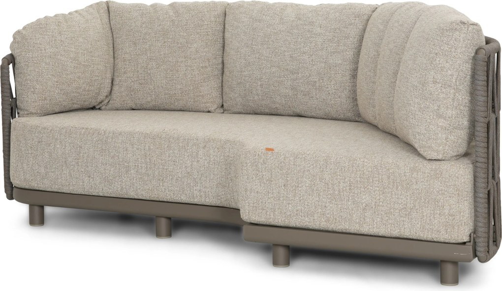 Santika Furniture Santika Cayora Organisch Loungeset - Rope Taupe 4-delig