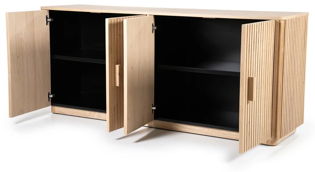 Eleonora Rosenborg Dressoir Licht Eiken Met Latjes - 175x45x75cm.