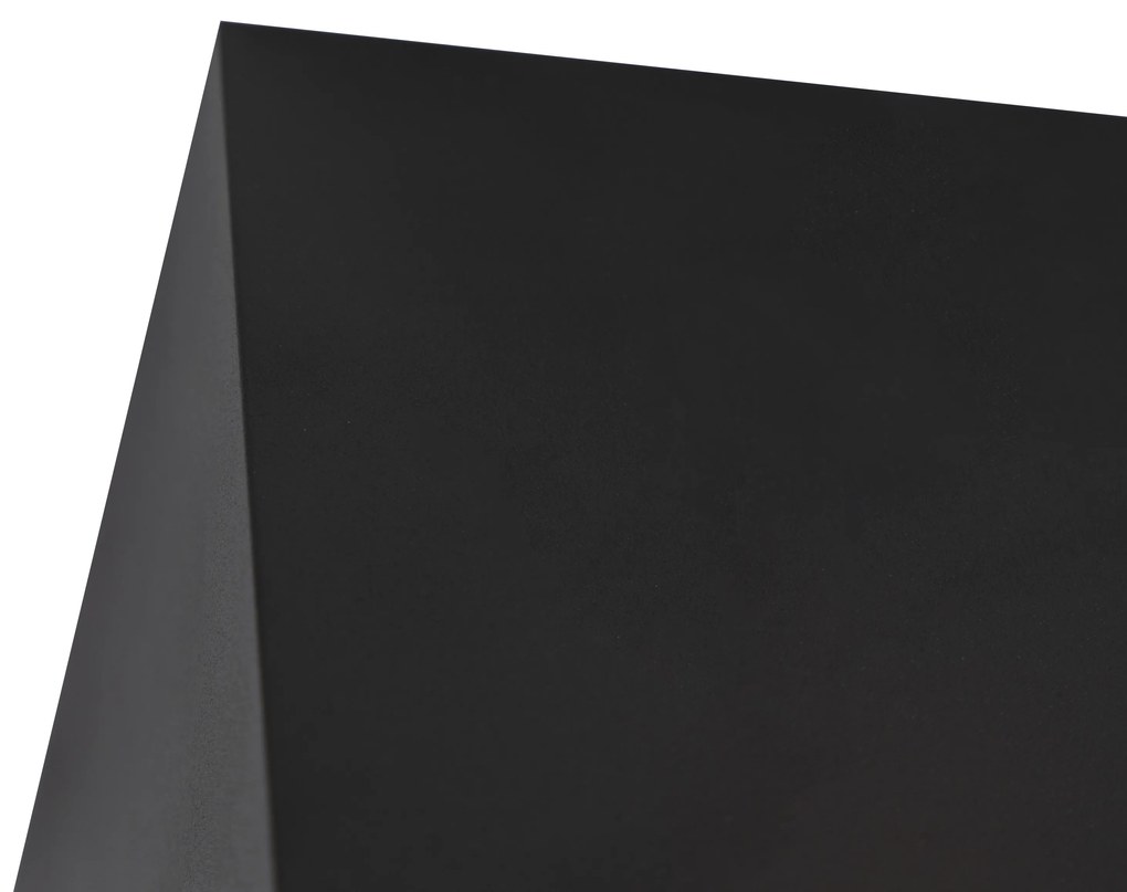 Design opbouwspot zwart vierkant - Box