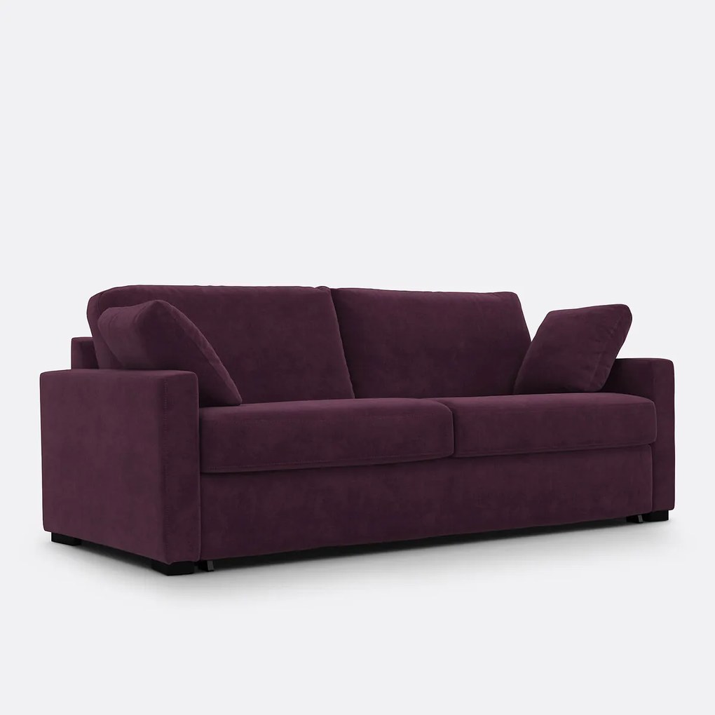 2-, 3- of 4-zits slaapbank, schuim, fluweel, TIMOR