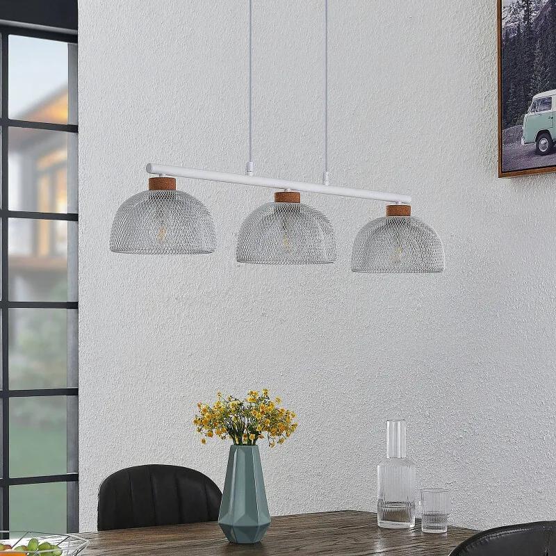 Louk hanglamp, 3-lamps, wit - lampen-24